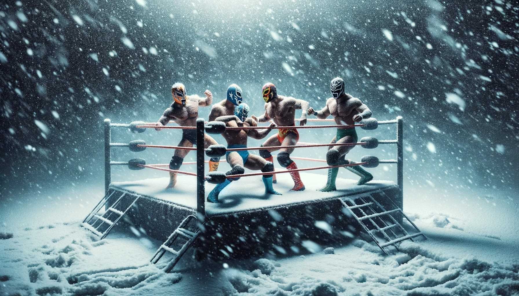 雪中熱戦！信州プロレス、長野・阿南町での初興行が大盛況！！